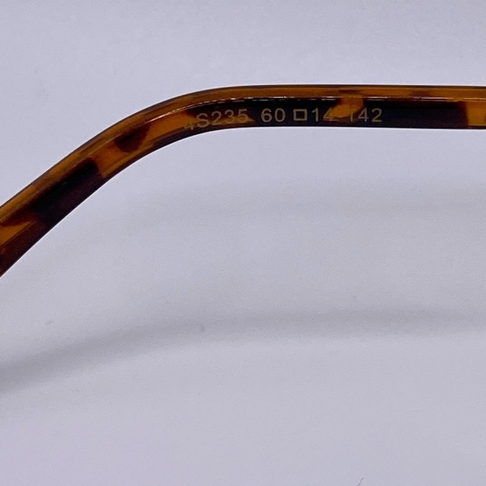 Celine Metal Triomphe Oval Sunglasses 4S235 Gold Brown Oval 60-14-142 NWT