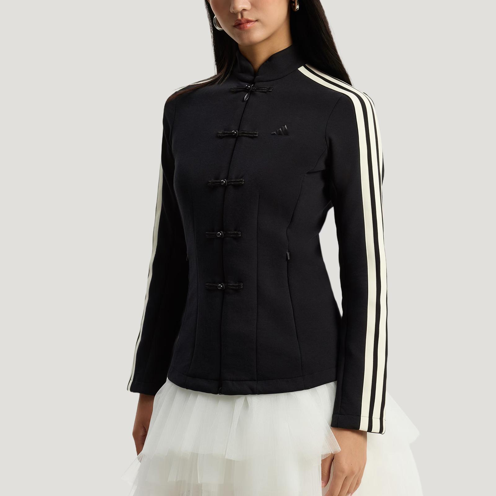 adidas FW25 Samuel Gui Yang Co-Created Spacer New Chinese Style Casual Striped
