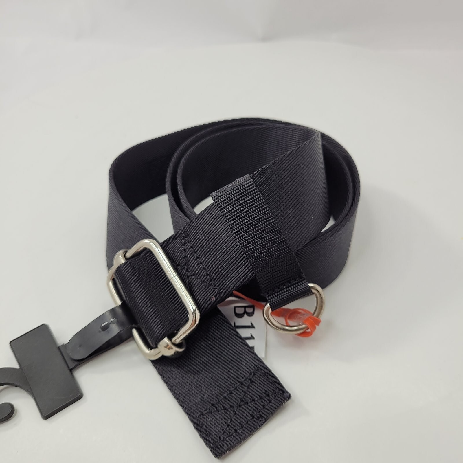 Men’s Fashion Belt With Keychain Larnyard Black 43 in Long