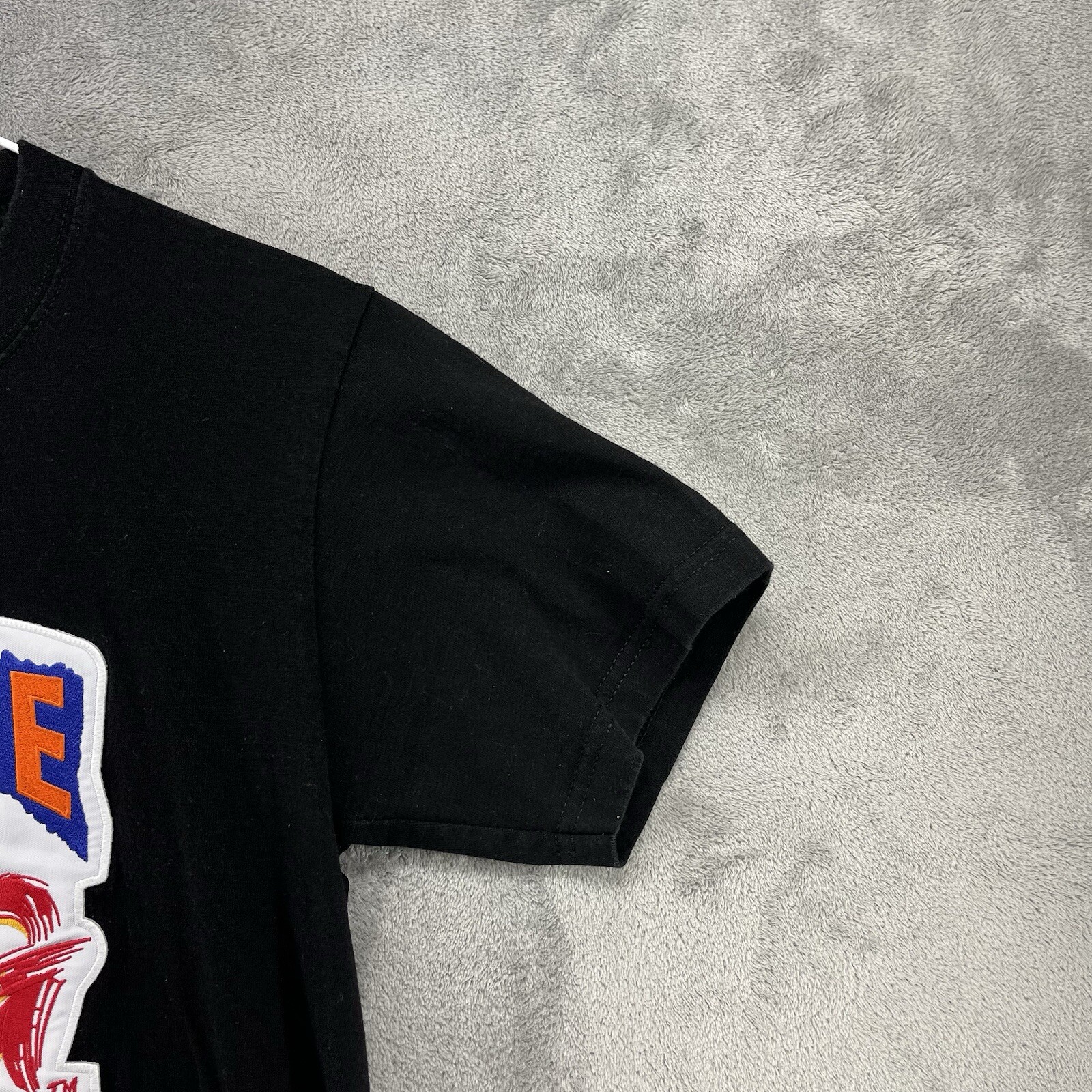 Shaka Wear Shirt Mens Small Black Secure The Bag Patch Super Max Heavy Cotton
