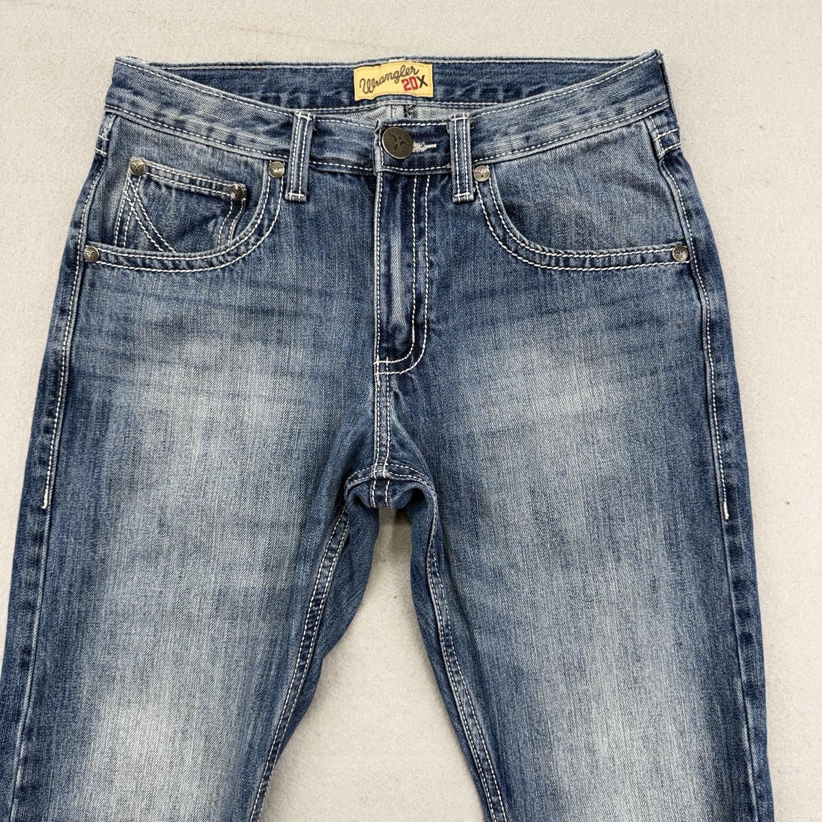 Wrangler 20X Jeans Mens 30×32 Blue Vintage Bootcut Cowboy Rodeo Western Denim