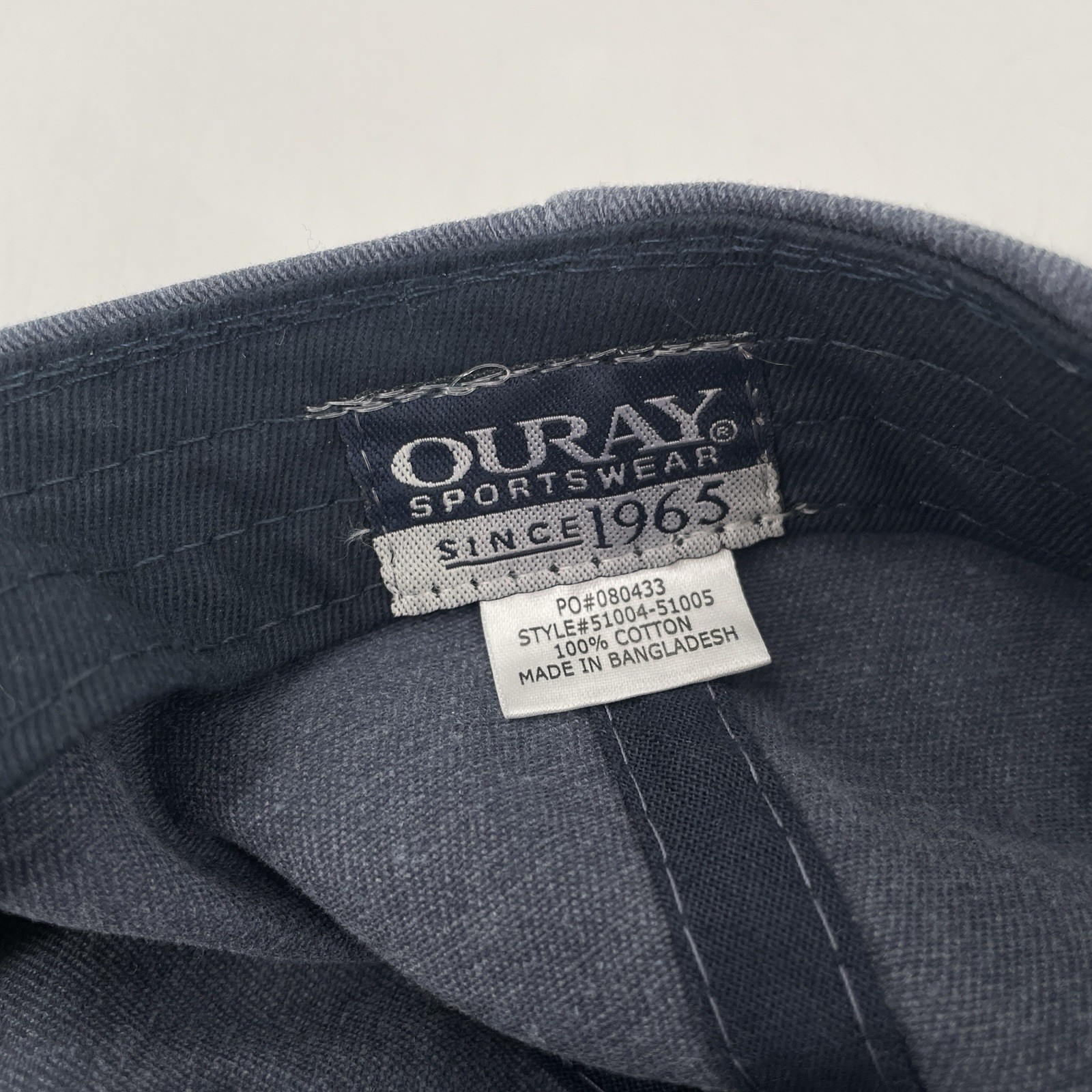 Vintage Sony Pictures Hat in Slate Gray – StrapBack Cap – Embroidered Logo