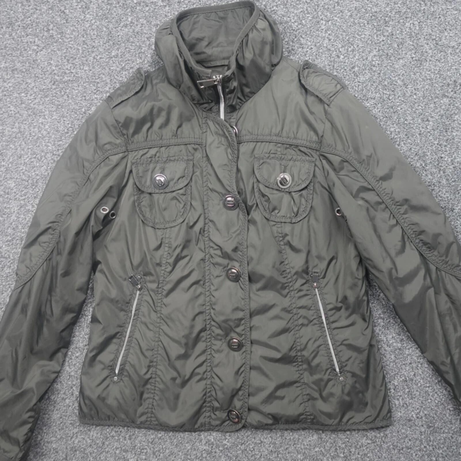 Madeleine Jacket Womens 12 Green Pockets