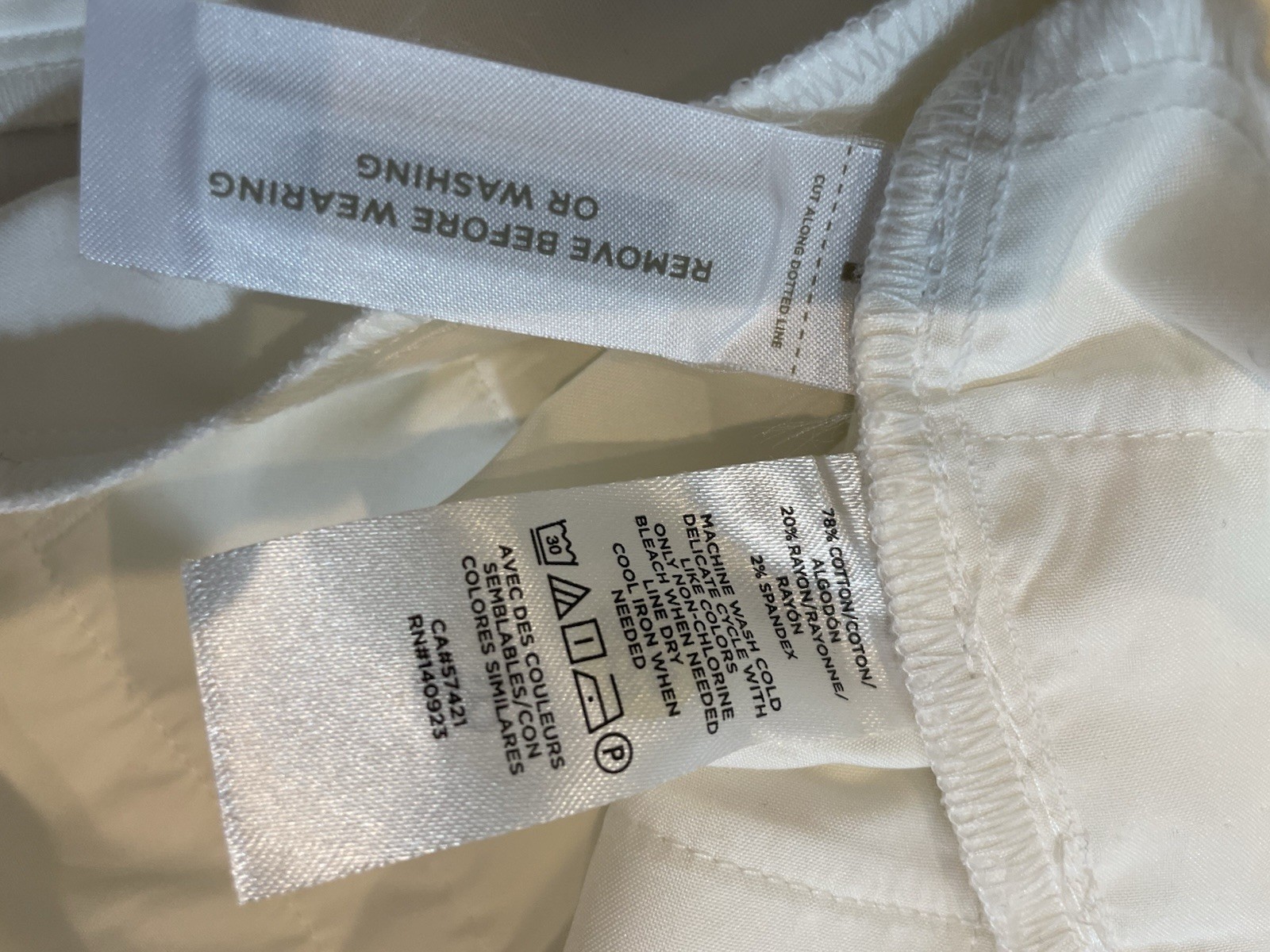 NWT LOFT Curvy Cropped Riviera Pant Sz 10 White Tailored Preppy Pockets Stretch