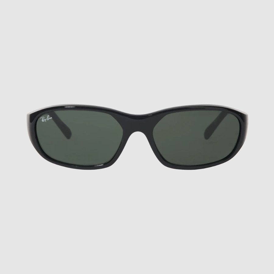 Ray-Ban DADDY-O II Polished Black Frame Green Classic G-15 Lenses