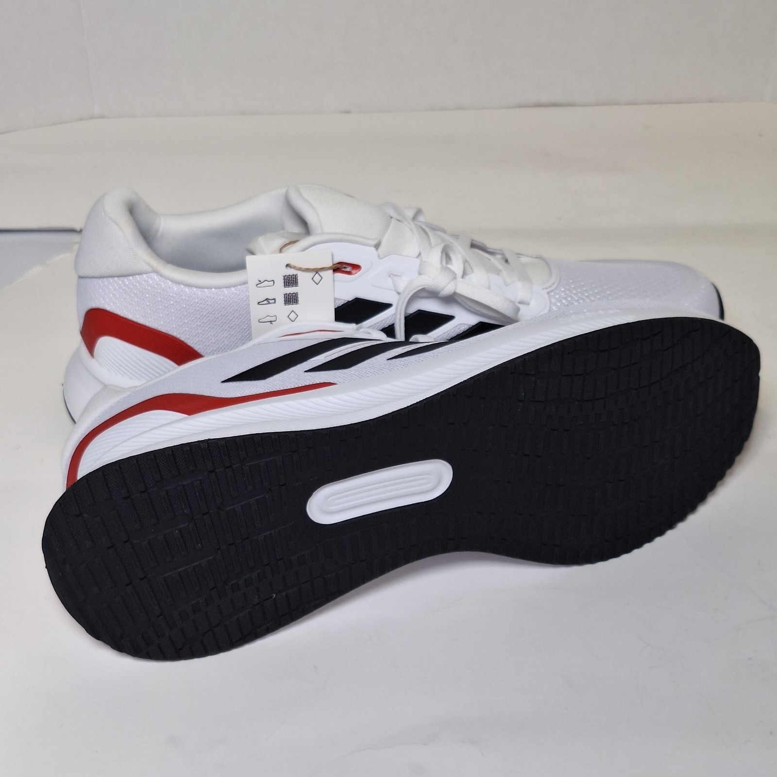 Adidas Runfalcon 5 Men’s Cloudfoam Running Shoes White/Black/Scarlet Size 12