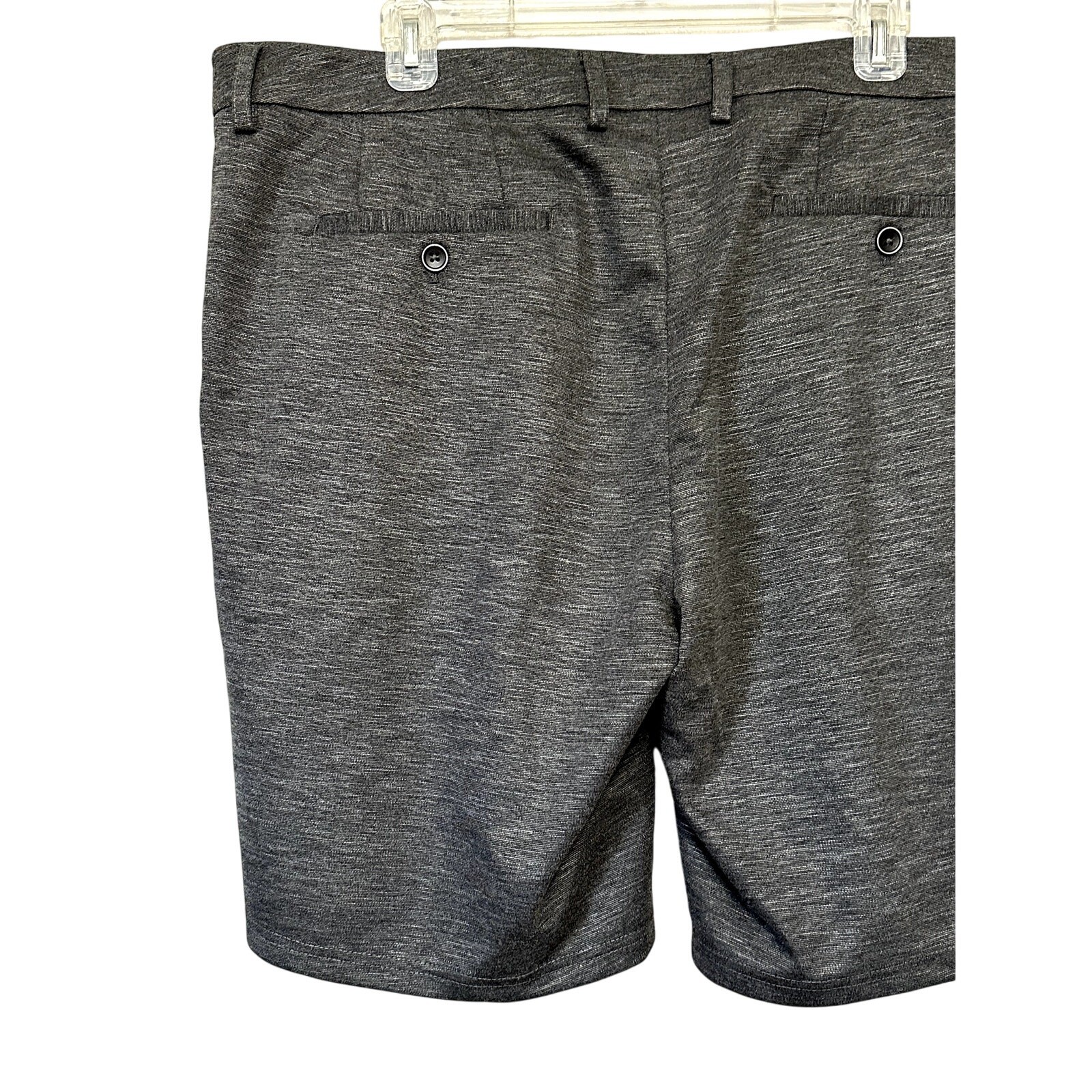Westzeroone Shorts Knit Fabric Flat Front Breathable Charcoal Gray Men’s 40 NWT