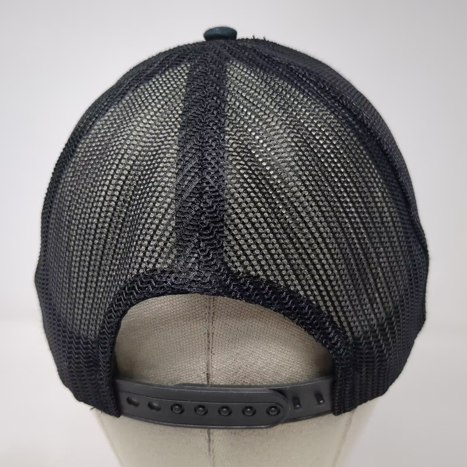 Celsius Trucker Hat Black White OS Mesh Back Snapback Adjustable Embroidered