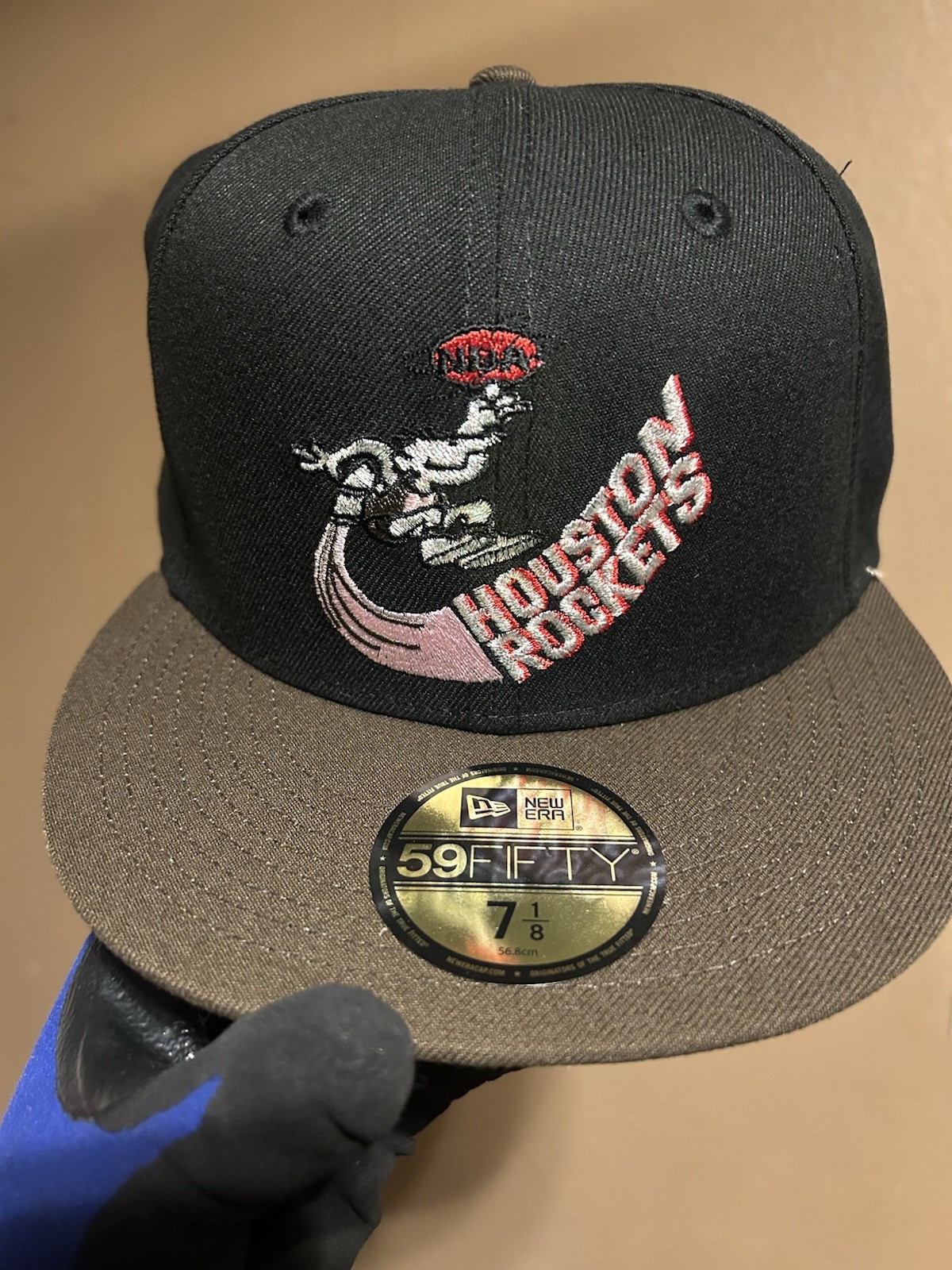 Houston Rockets 🔥 Throwback Mascot New Era *Rare* 59Fifty Sz. 7 1/8