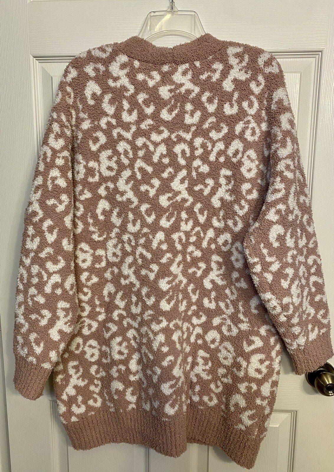 Authentic Super Soft Cozy UGG Joselyn Leopard Knit Cardigan Sweater New Size: XL