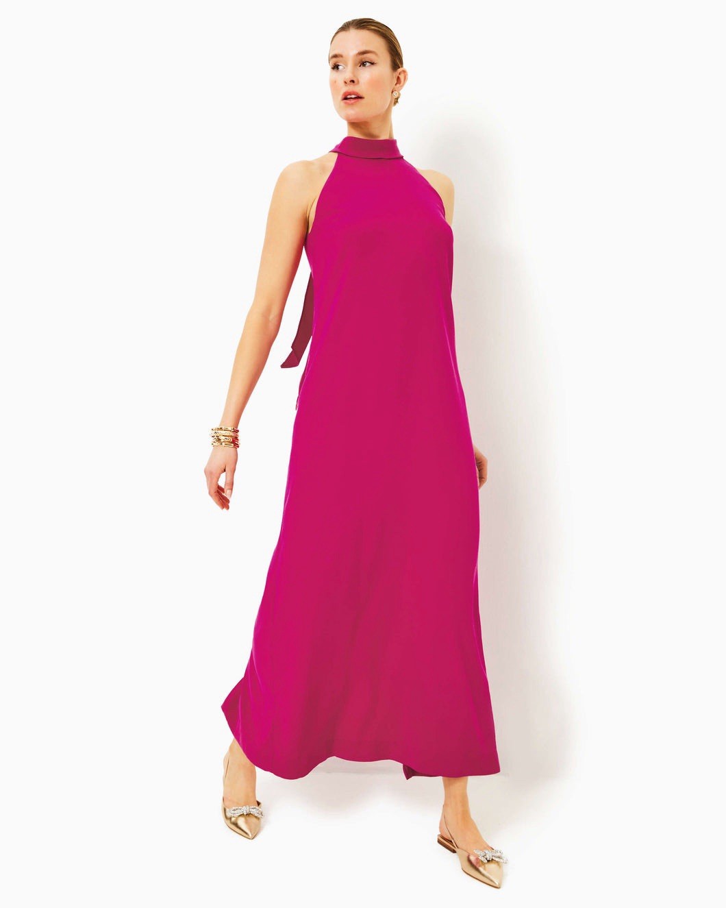 Lilly Pulitzer Alaric Maxi Dress Mystique Pink Size 00