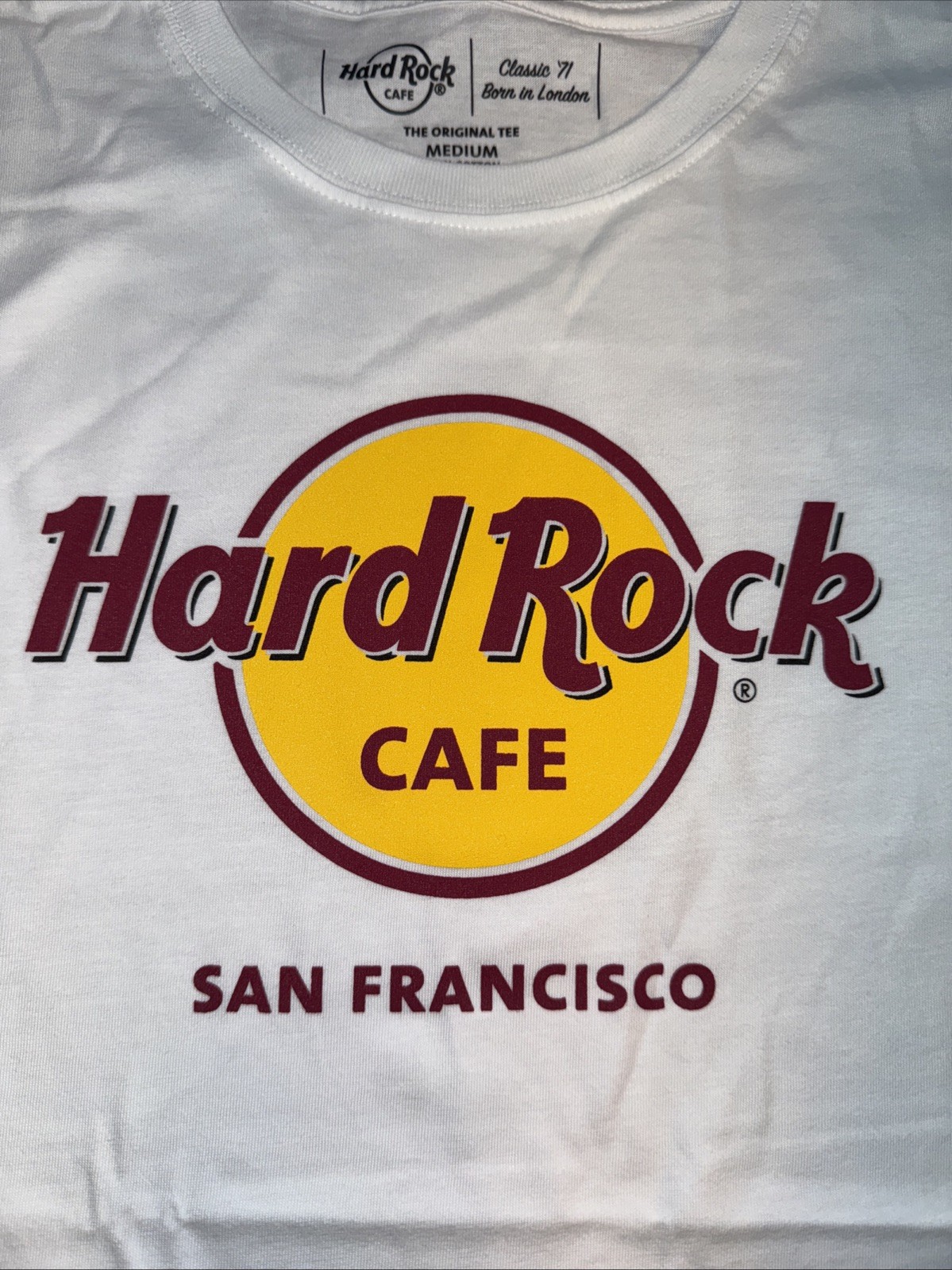 HARD ROCK CAFE SAN FRANCISCO MEDIUM T-SHIRT classic logo baby doll original tee