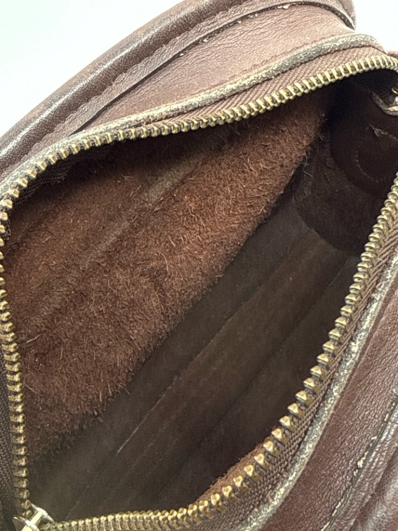Coach Abbie Vintage Crossbody 9017 Brown Women LTHR Purse Handbag Outer Pocket
