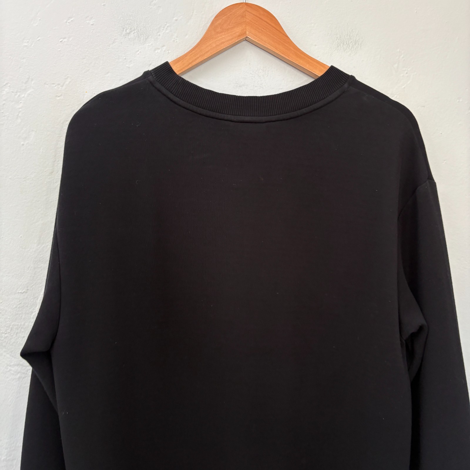 Varley Doublesoft Charter Sweatshirt 2.0 Women Size Medium Black Pullover FLAW