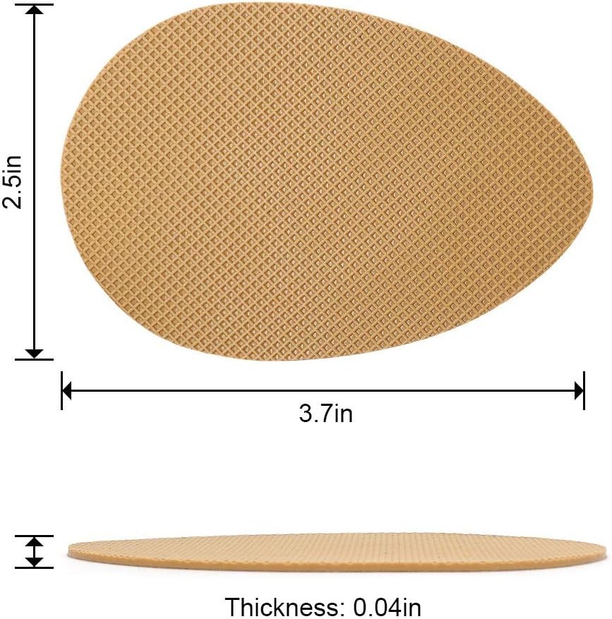 Non-Slip Yellow Shoe Pads – High Heels Anti-Slip Gel Sole Protectors, Pack of 4