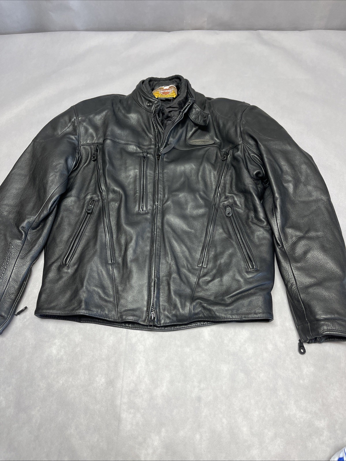 Harley Davidson FXRG Leather Jacket Mens Med, High Performance Riding Gear