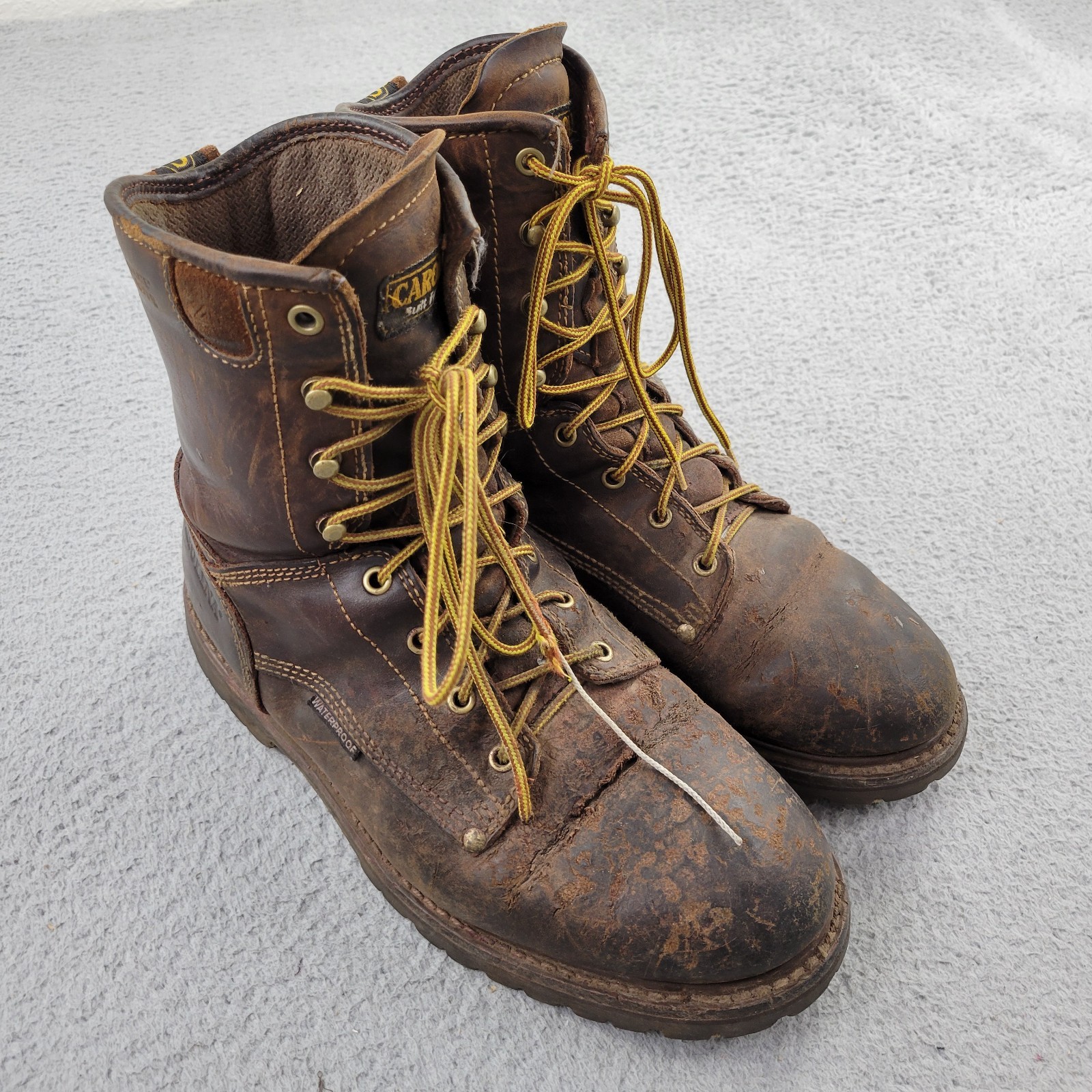 Carolina Work Boots Mens 10 Brown CA9028 Leather 3M Thinsulate Insulation