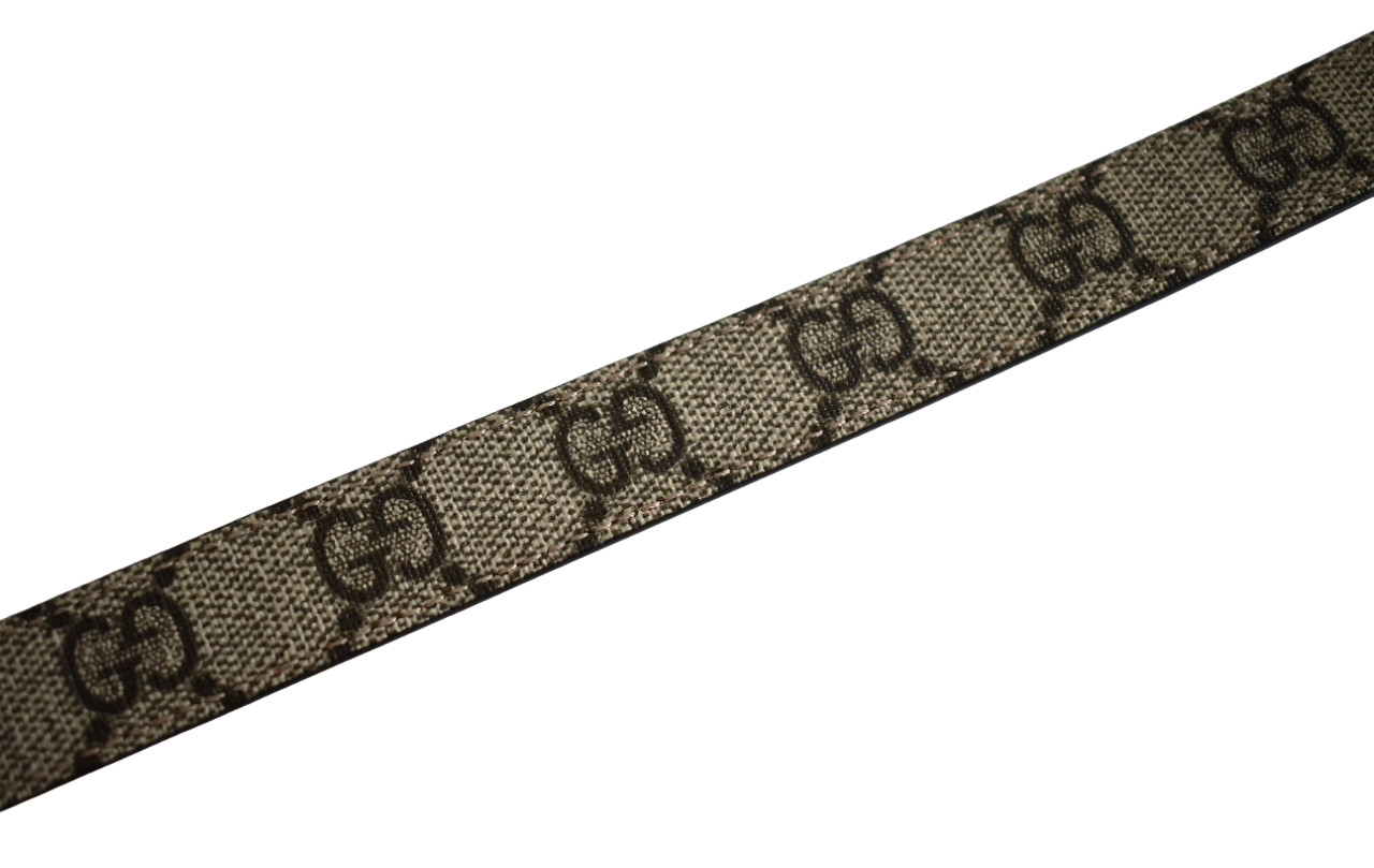 🆕️Auth GUCCI Beige Ebony Peach GG MARMONT REVERSIBLE Women’s Belt IT-80 US-32