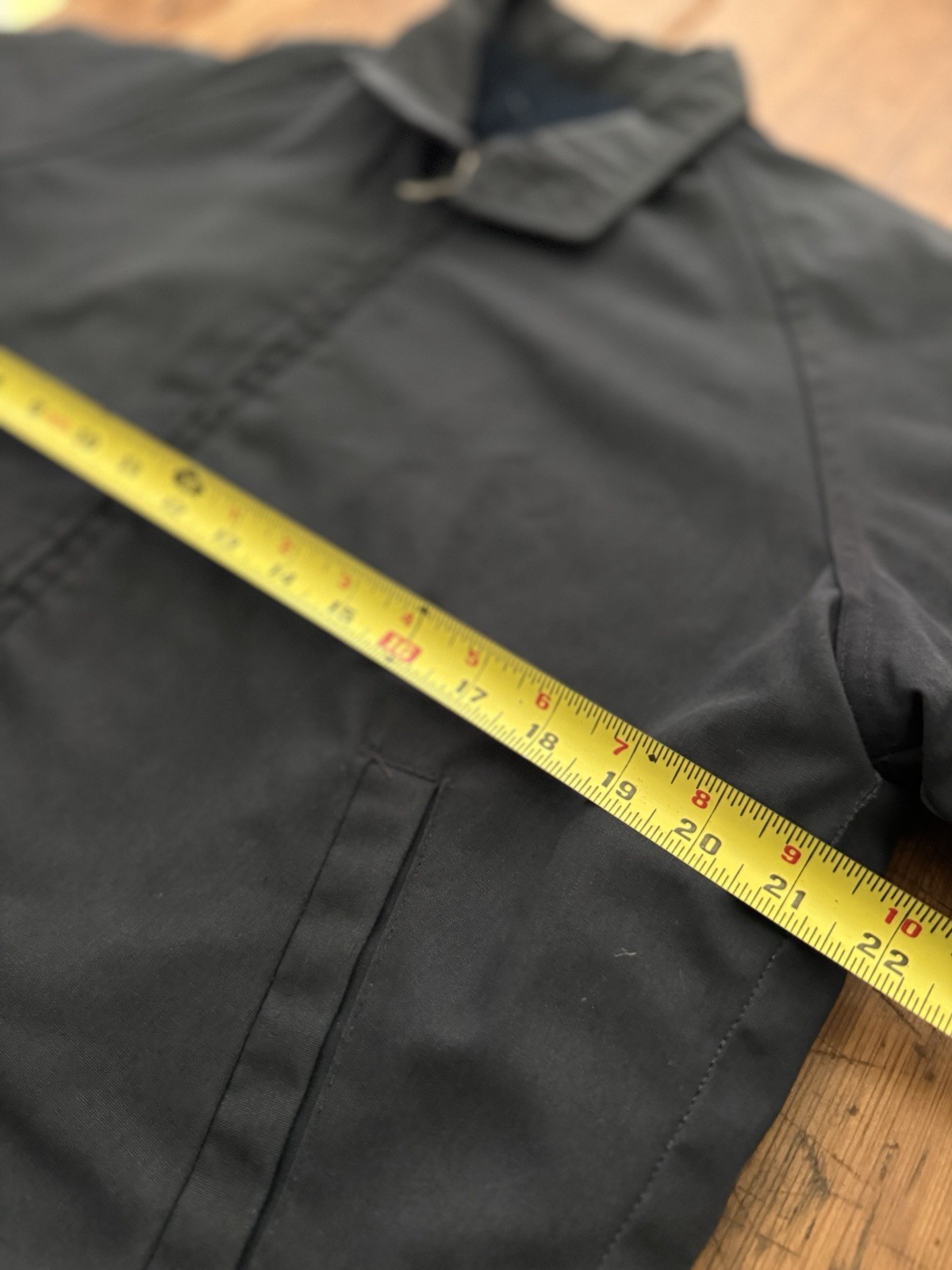 Vintage 60S Fine’s PERMANENT PRESS WORK JACKET Sz L Fur line Detroit Waist Lngth