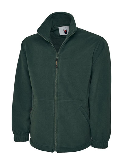 Heavyweight Work Wear Embroidered Fleece Jacket. FULL EMBROIDERED COLOUR LOGO