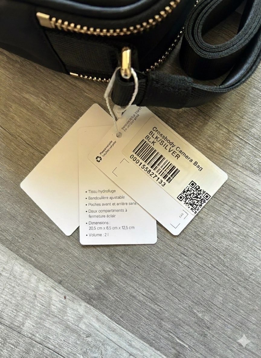 Lululemon Crossbody Camera Bag Black New With Tags 2L