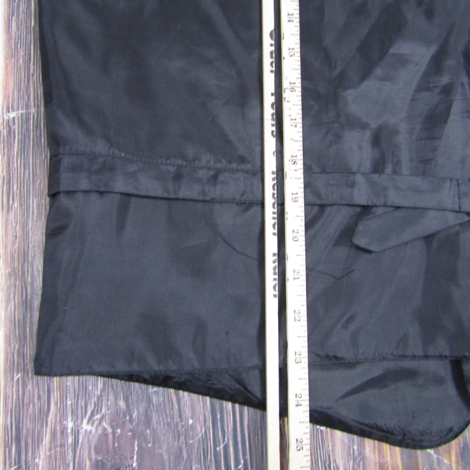 Suit Vest Steven Land Mens L Black Solid 3 Piece Belted Formal Waistcoat Wedding