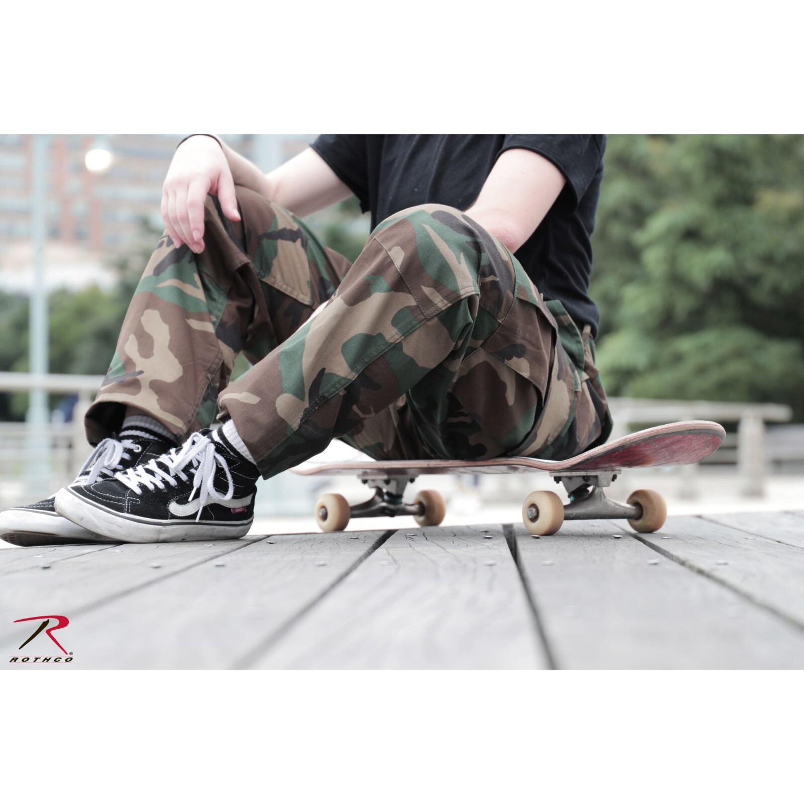 Tactical BDU Pants Camo Cargo Uniform 6 Pocket Camouflage Military Army Fatigues