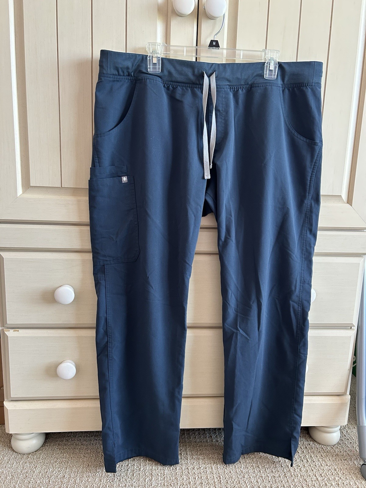 Figs Kade Straight-Leg Scrub Pant in Dark Harbor size XXL