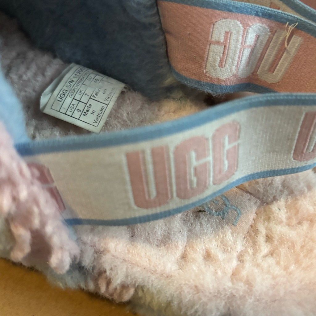 UGG slippers multi color size 9