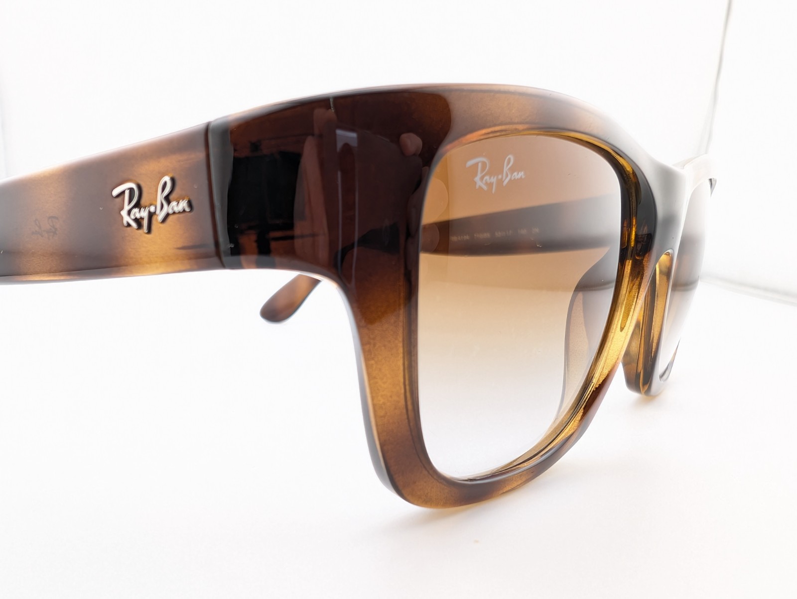 Ray-Ban Sunglasses, RB 4194 710/85 2N Polished Light Havana, 53-17-140, Plastic