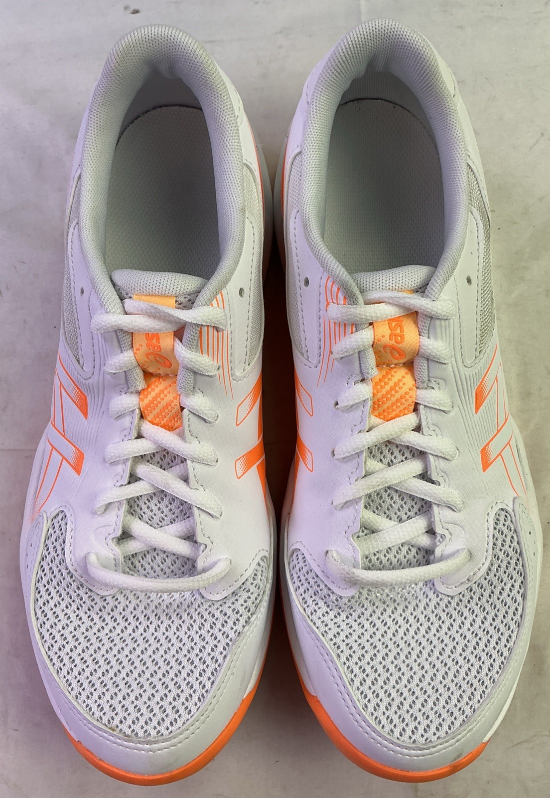 ASICS Women’s Gel-Rocket 12 Volleyball Shoes-White/Vivid Coral-Size: 9.5
