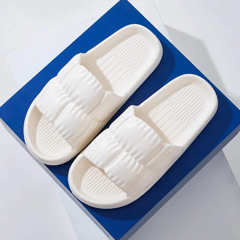2023 Women Soft Sole Cloud Slippers Thick Platform Indoor Outdoor Beach Sandals