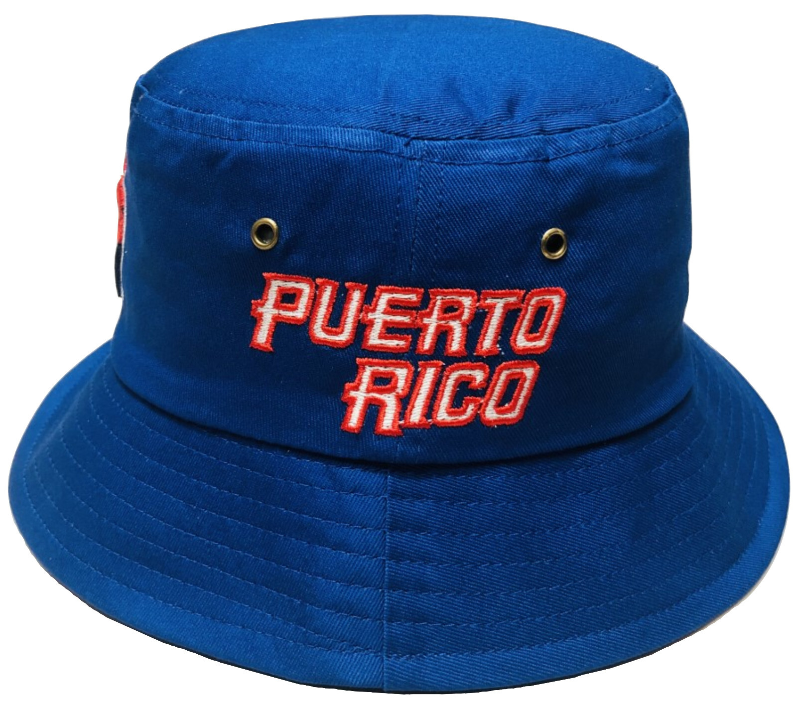 Puerto Rico Bucket Hat Embroidered PR HAT CAP 100% cotton Size S/M ~ L/XL NEW