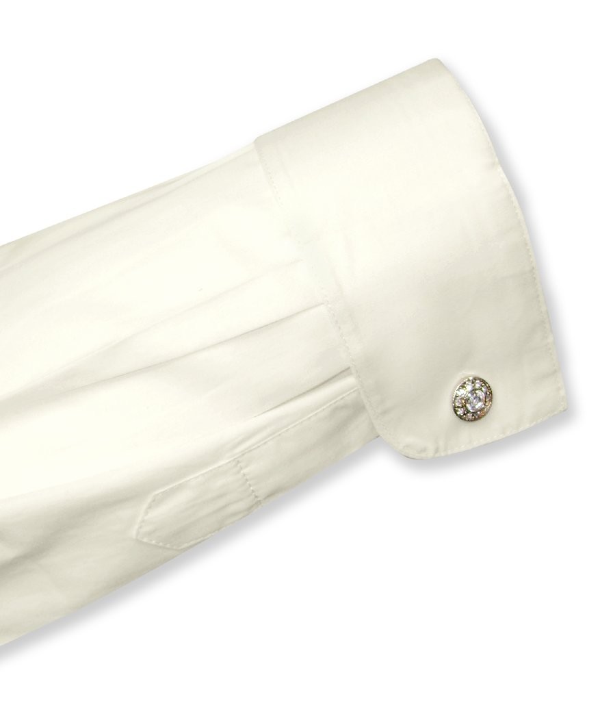 Biagio Mens 100% COTTON Solid CREAM Color Dress Shirt sz 16 32/33