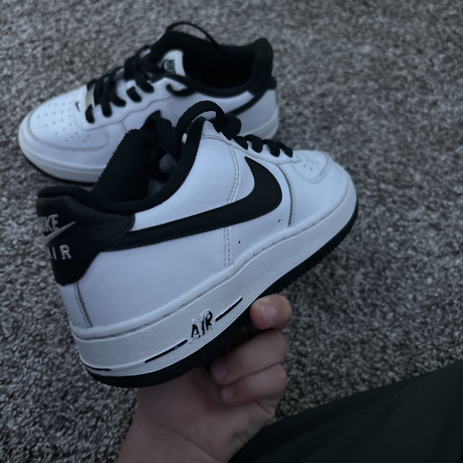 Size 3.5 – Nike Air Force 1 Low White Black