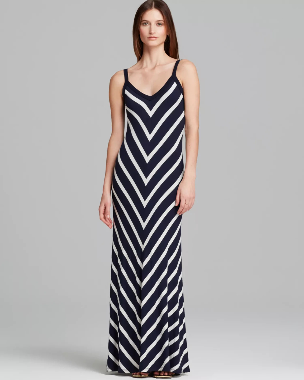 Karen Kane Americana II Miter Maxi Dress XL NWT