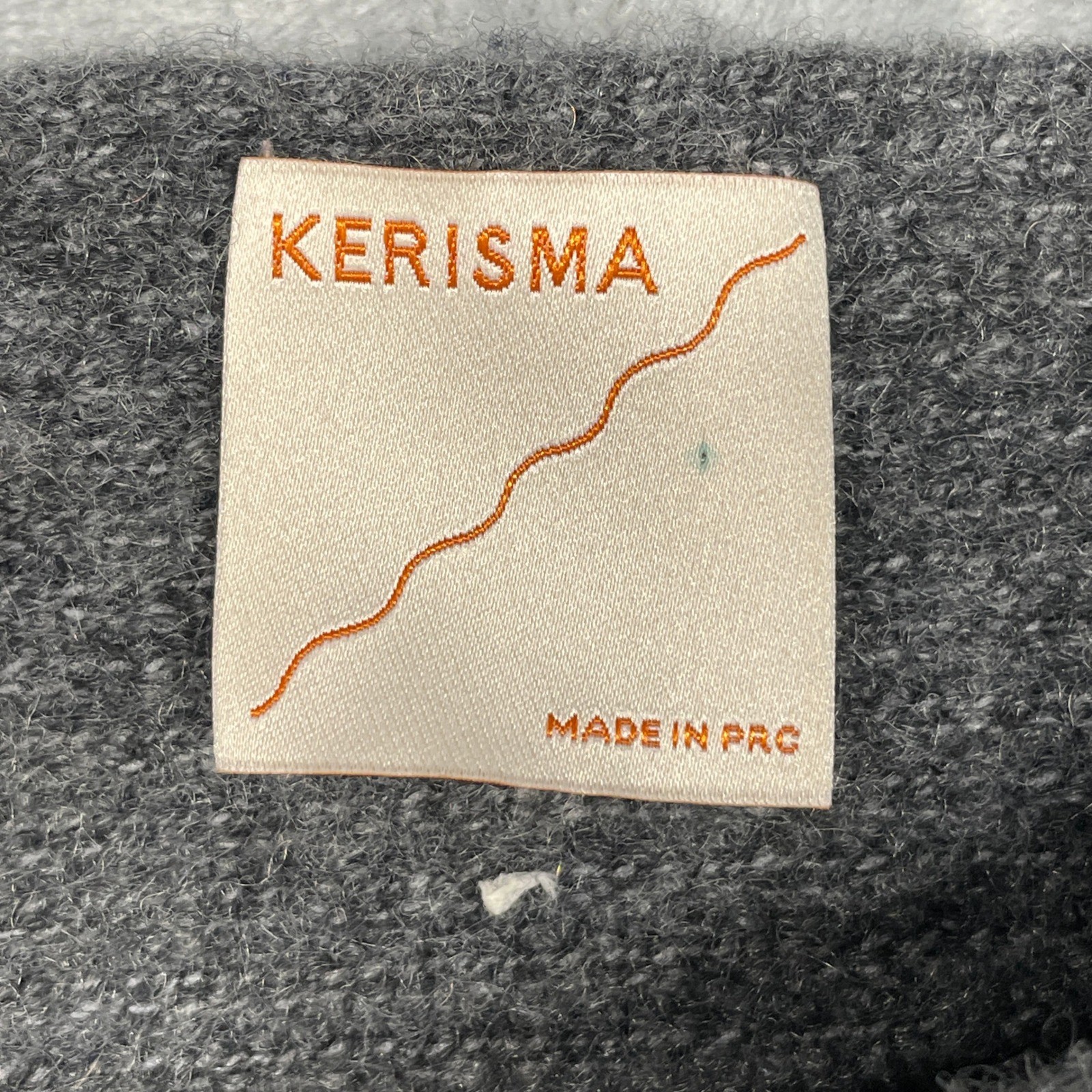 Kerisma Ryker Sweater Women M/L Grey Wool Blend Batwing Dolman Knit