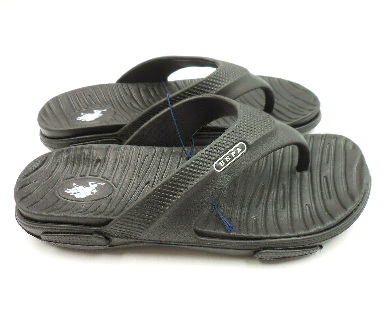 U.S. Polo Assn. Sandals Eco-Friendly Material Black Slippers
