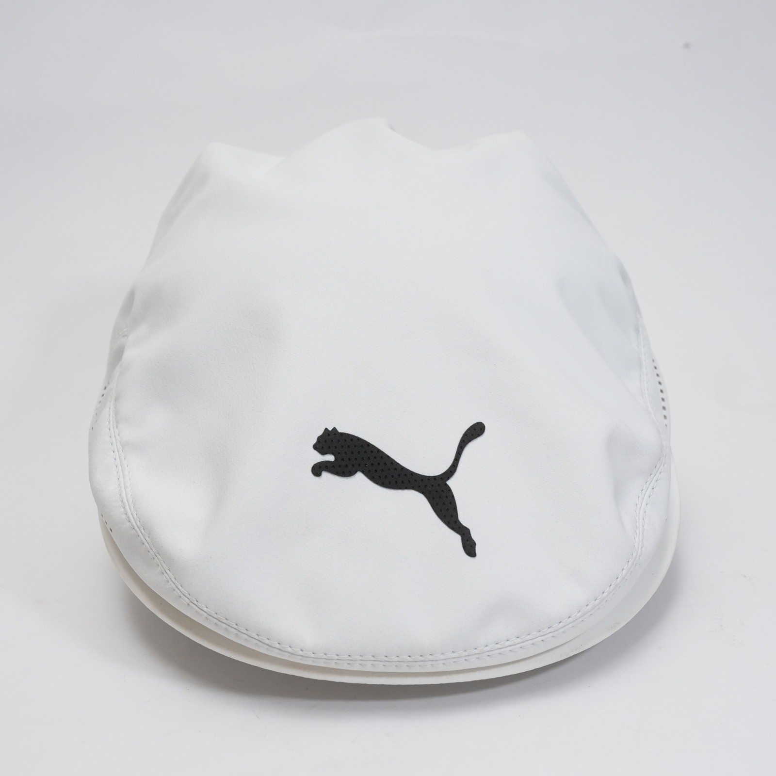 Puma Tour Driver Cap Mens S/M White Cobra Golf Flat Hat Flexfit 022547 01