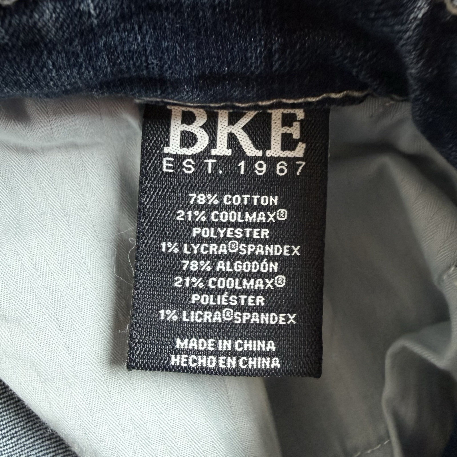BKE Alec Men’s 29×30 Straight Leg Denim Blue Jeans
