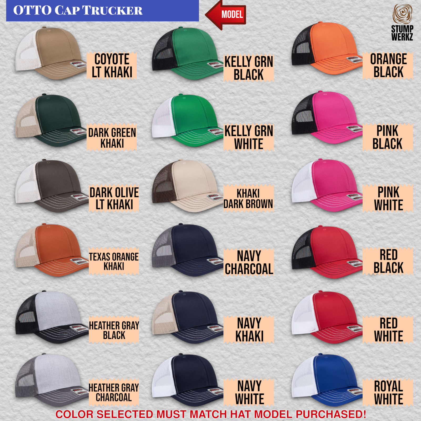 Custom Hat Trucker Hat Baseball Cap Personalized Your Logo or Art Design