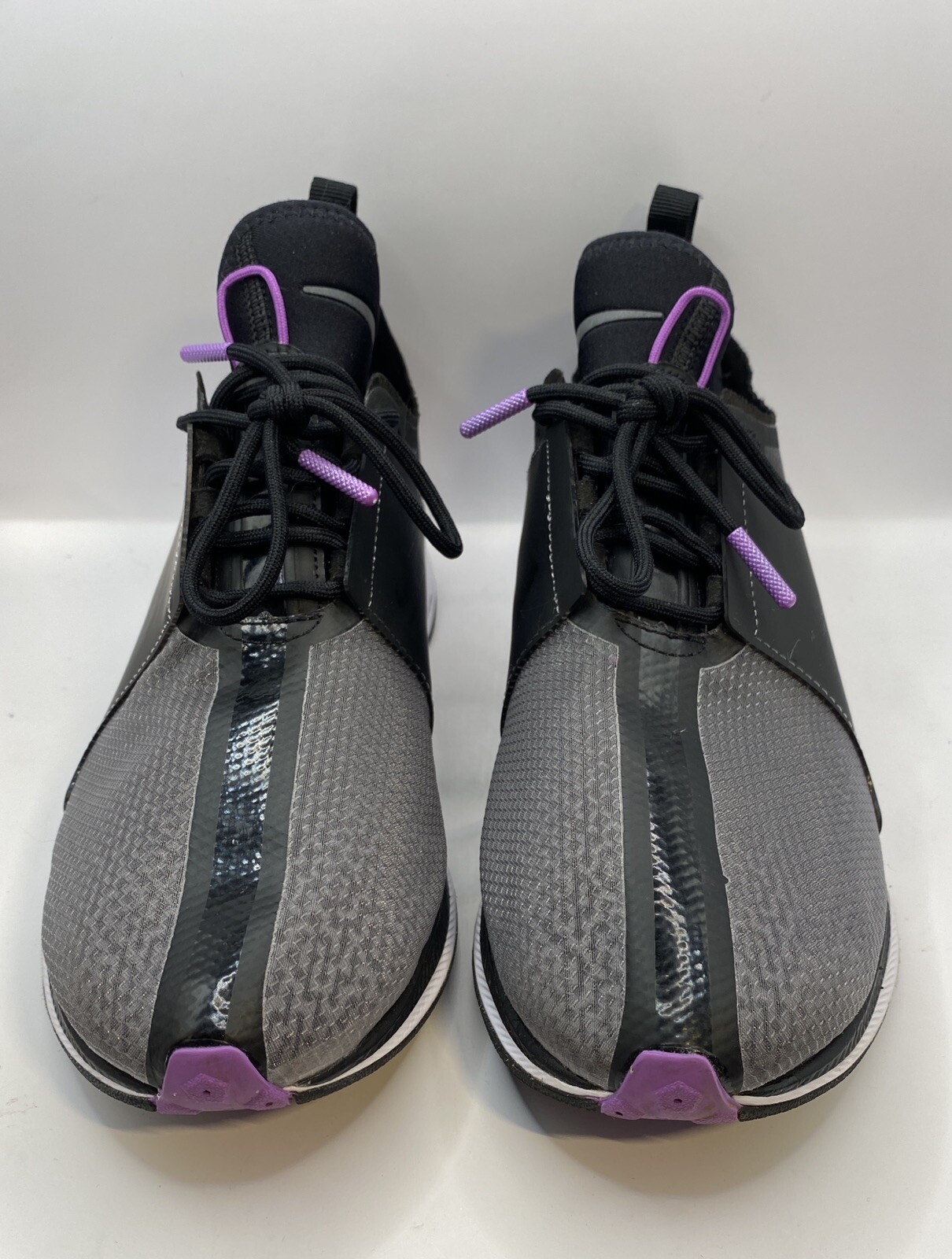 Nike Zoom Pegasus Turbo XX Women’s Running Shoes, Sz 7.5 AR4347 001 Black/purple