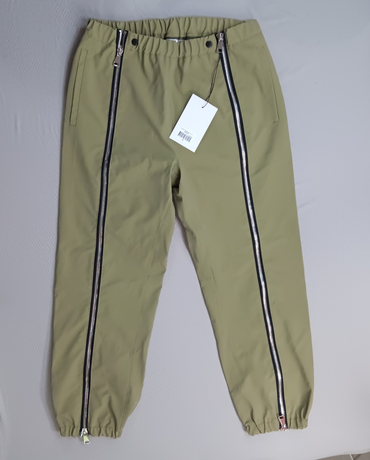 Stutterheim Stockholm Bromma Rain Trousers Pants Men’s M Matte Aloe Green NWT