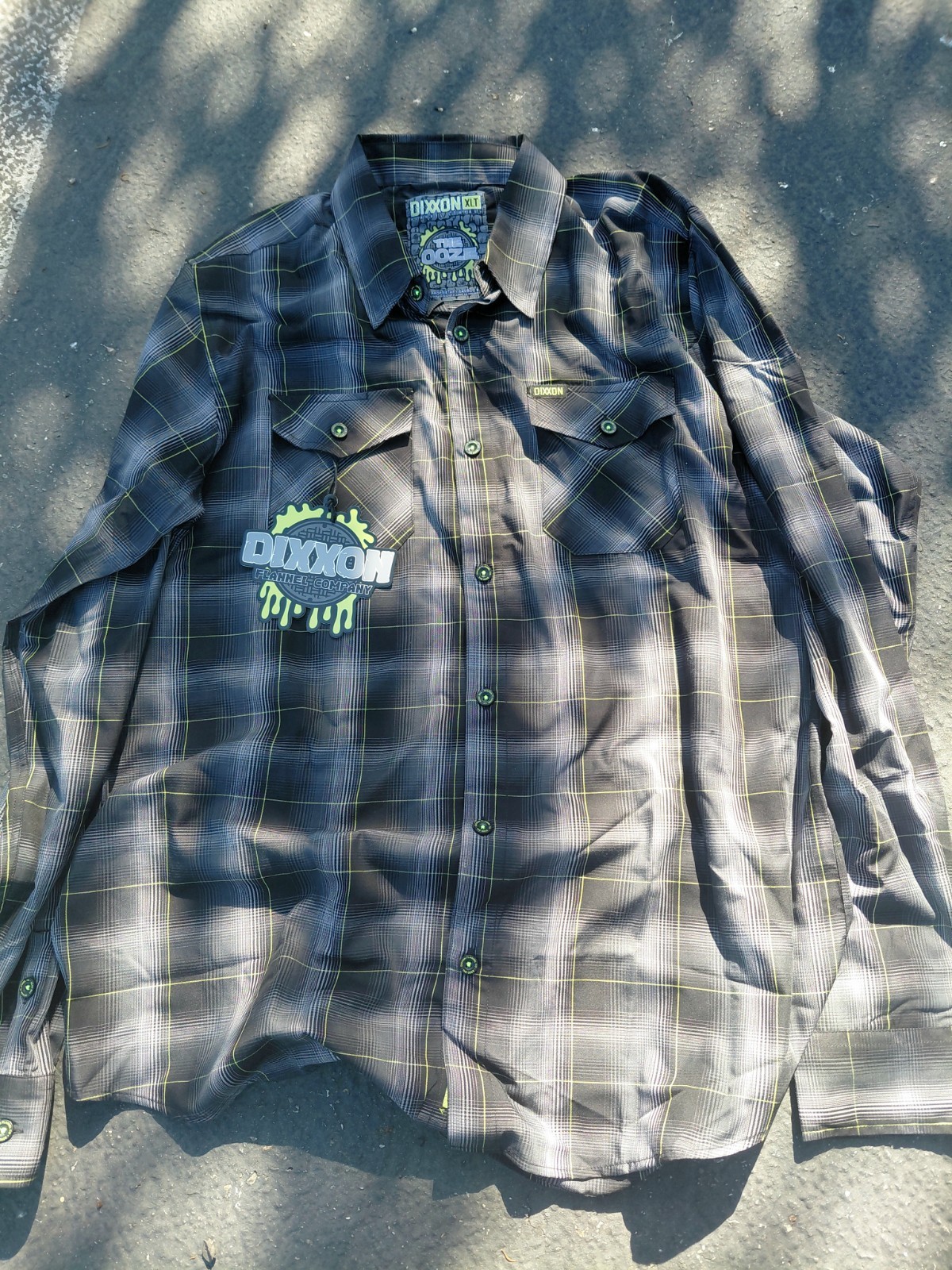 Dixxon Flannel Co D-LUX The Ooze Plaid Flannel Bamboo Shirt XLT Tall