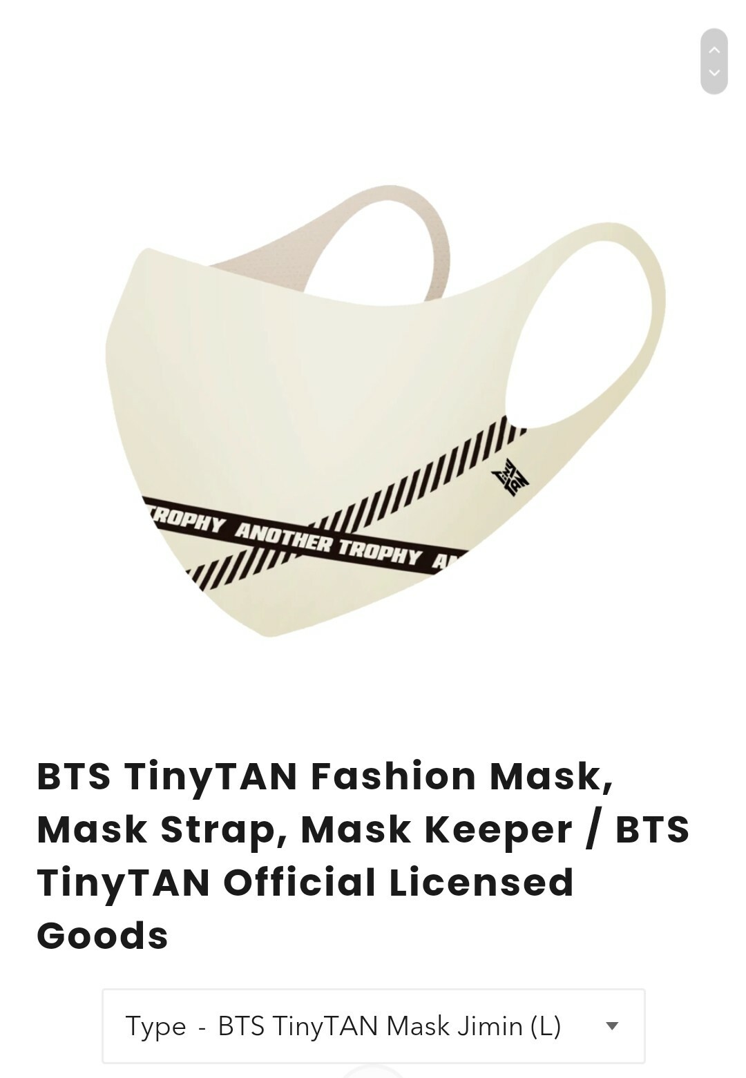 BTS TinyTAN Gazelab face mask Jimin
