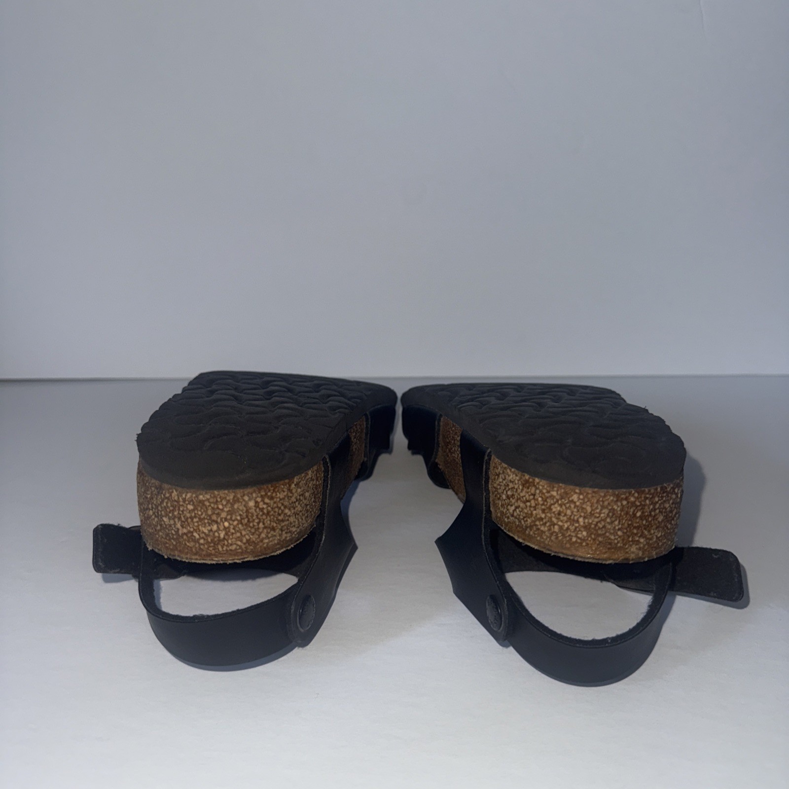 Birkenstock Womens Rio Slingback Black Birko-Flor Size 38 Normal Ankle Strap