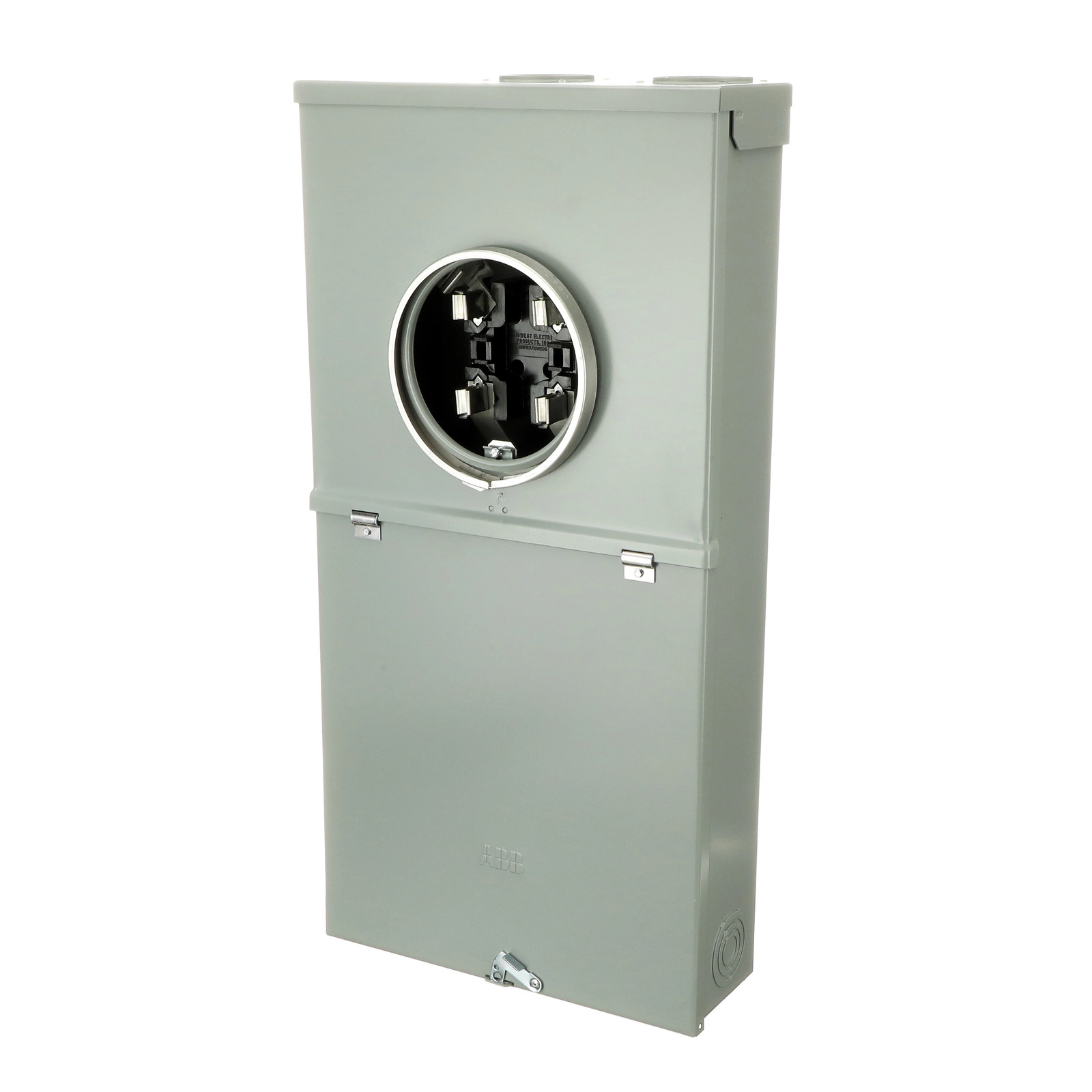 ABB ReliaHome 200 -Amp 4 -Spaces 8 -Circuit Outdoor Main Breaker Meter Com|13600