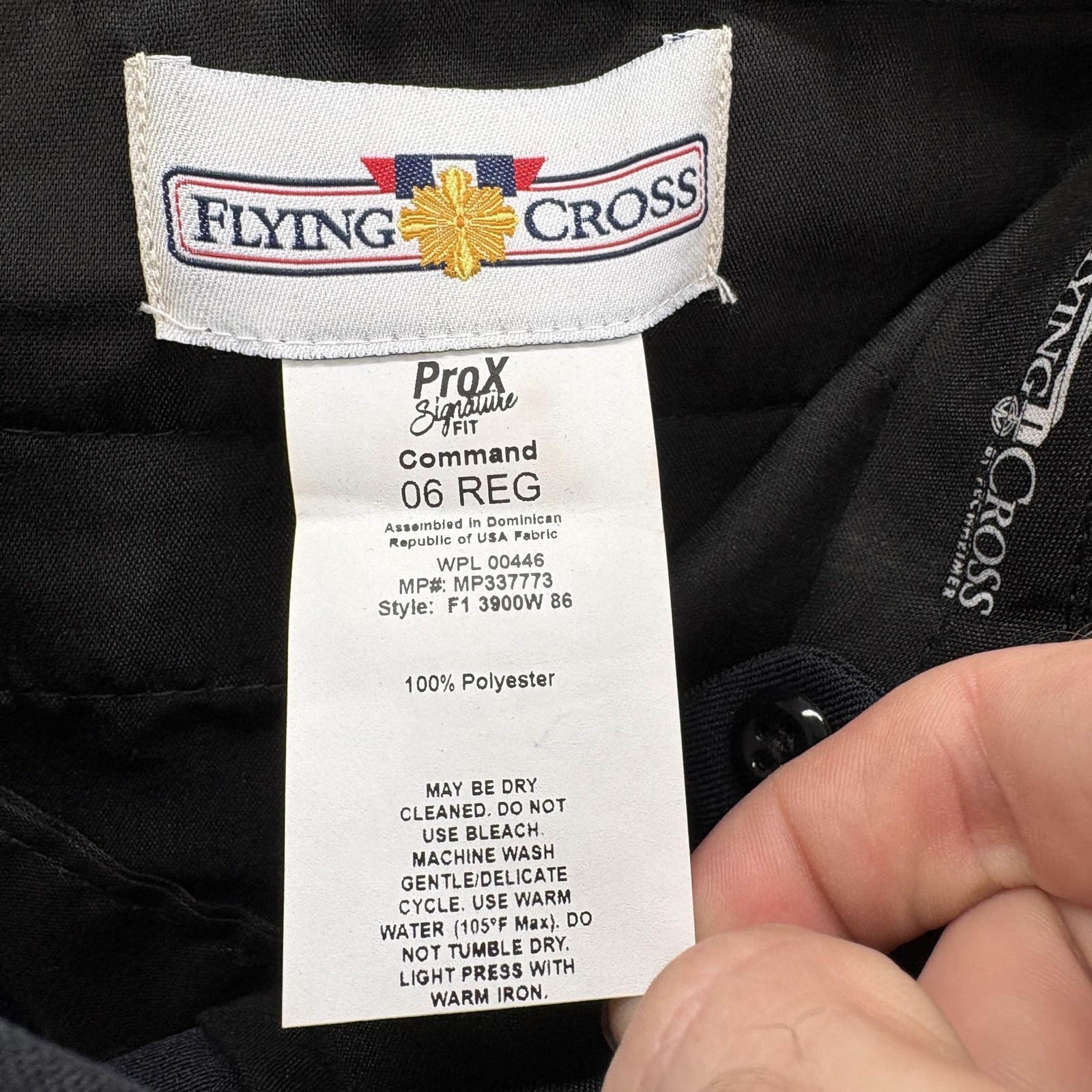 Flying Cross Command Dress Pants Womens 6 Reg Navy ProX Signature Fit Work NWT