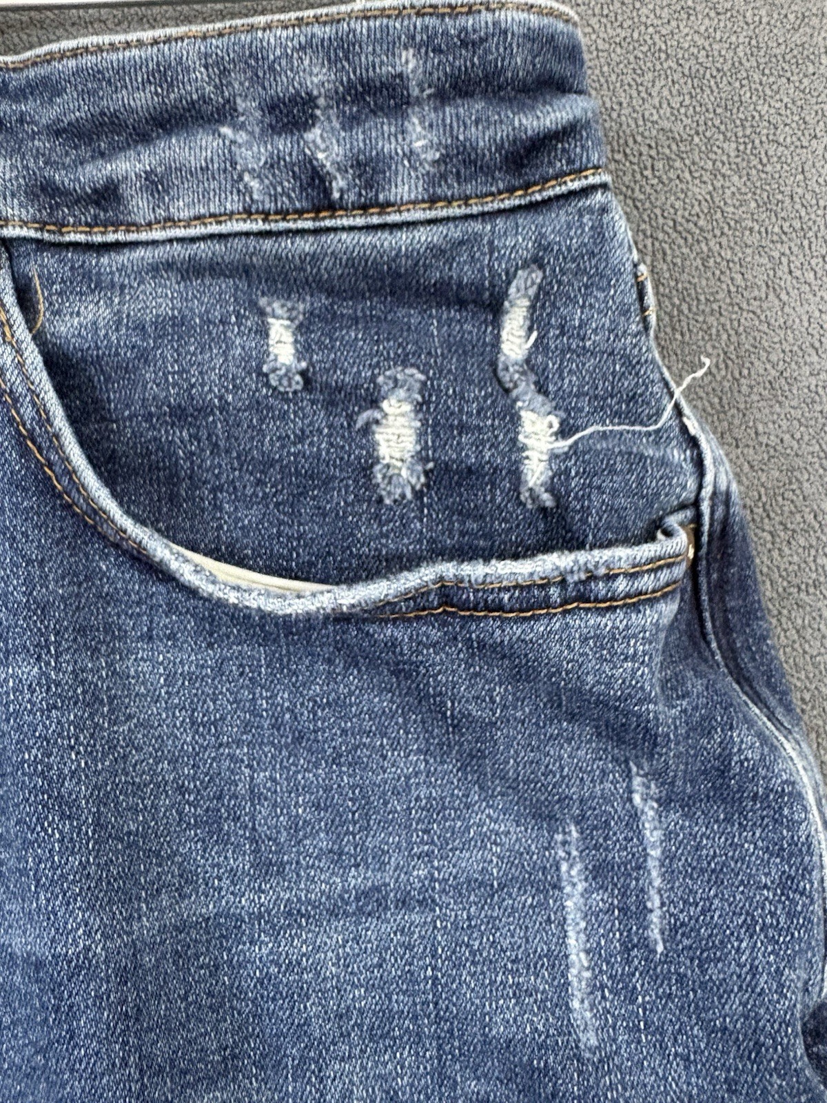 Judy Blue Jeans Womens Size 22 Slim Stretch Distressed High Waist Denim JB88776