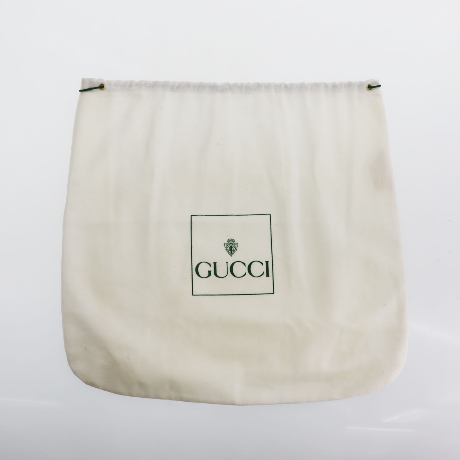 GUCCI Dust Bag Drawstring White Size 13.7 × 13.7in (35.0 × 35.0cm) #EB357